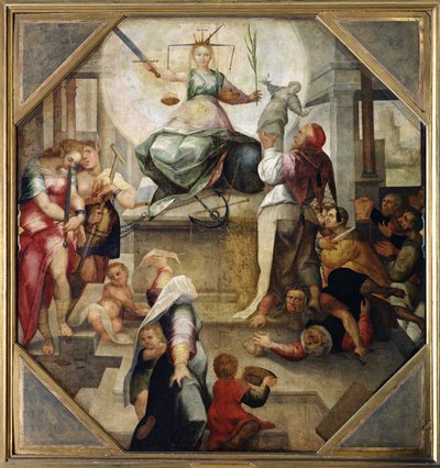 Rettferdighet av Domenico di Pace Beccafumi  
